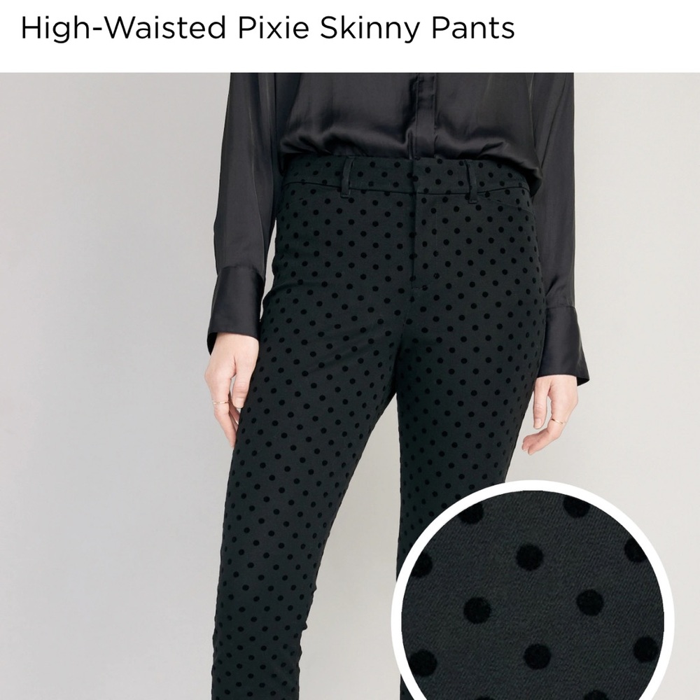 Ankle length Polka Dot Old Navy Pixie pants